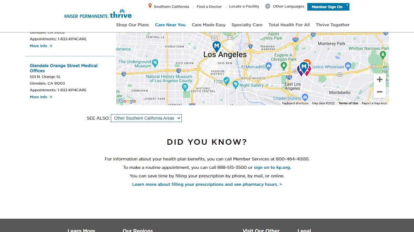 Los Angeles Medical Facilities | Kaiser Permanente